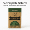 Distributeur de sacs hygiéniques pour chiens Porte-Sac Propreté™ – toujours un sac à portée de main.